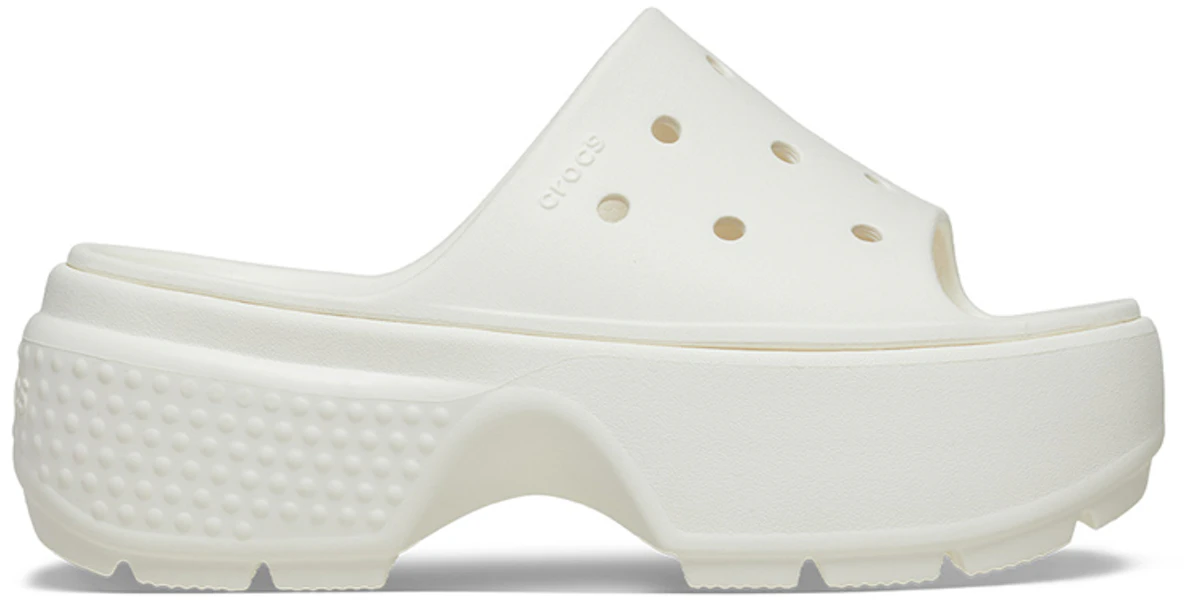 (W) Crocs Stomp Slide ''Chalk'' Sandalen 209346-0WV Lookbook (W) Crocs Stomp Slide ''Chalk'' Sandalen 209346-0WV
