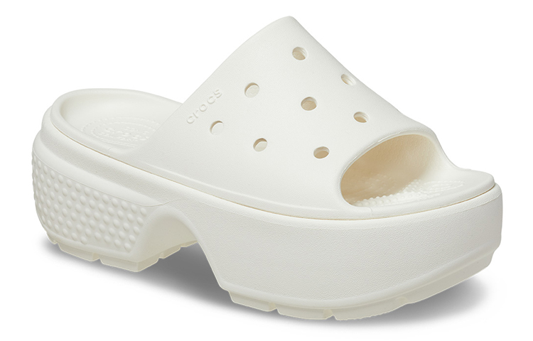 Shop (W) Crocs Stomp Slide ''Chalk'' Sandalen 209346-0WV