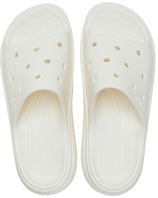 (Women) Crocs Stomp Slide 'Chalk' 209346-0WV Shop (Women) Crocs Stomp Slide 'Chalk' 209346-0WV