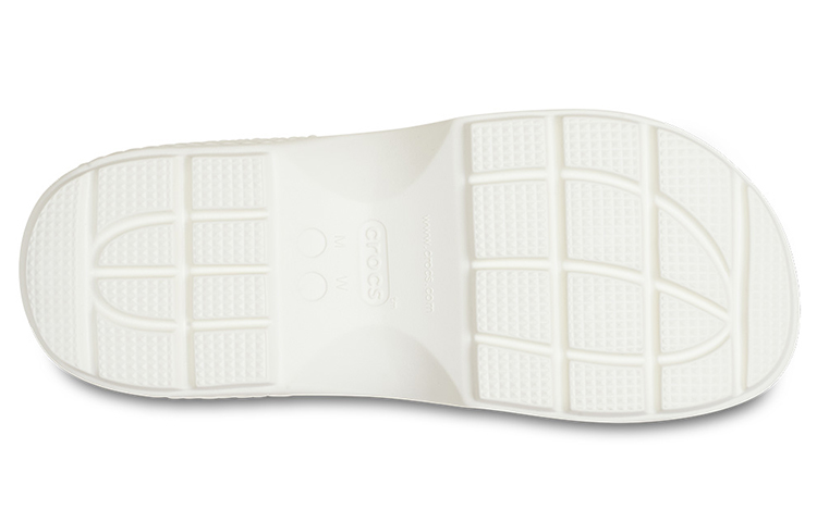 Sizing (W) Crocs Stomp Slide ''Chalk'' Sandalen 209346-0WV