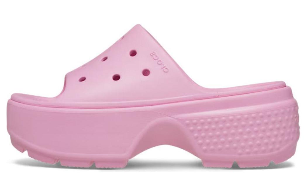 (Women) Crocs Stomp Slides 'Pink' 209346-6WY