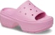 (W) Crocs Stomp Slides 'Merah Jambu' 209346-6WY
