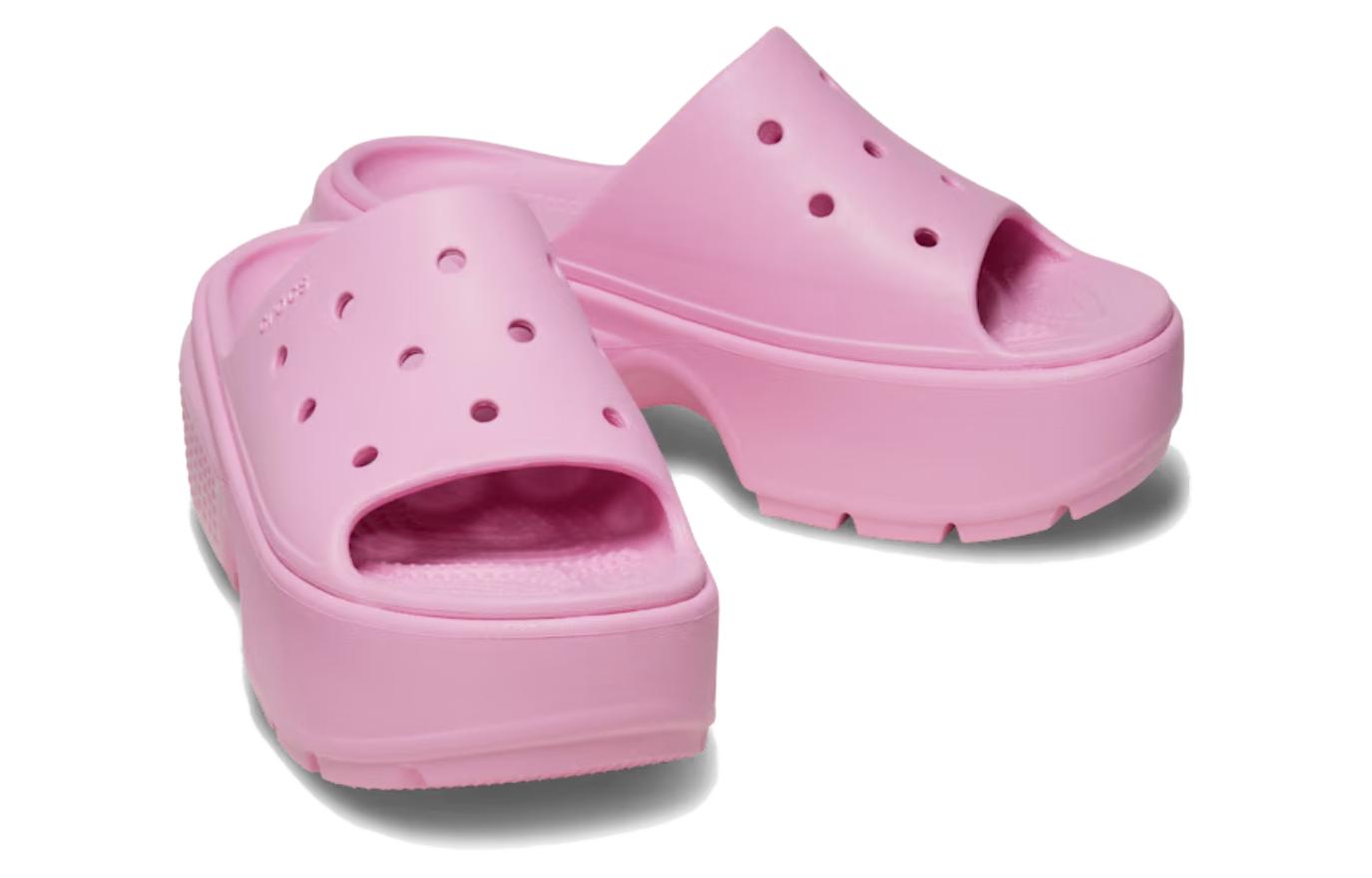 Shop (W) Crocs 粉色 Stomp 拖鞋 209346-6WY
