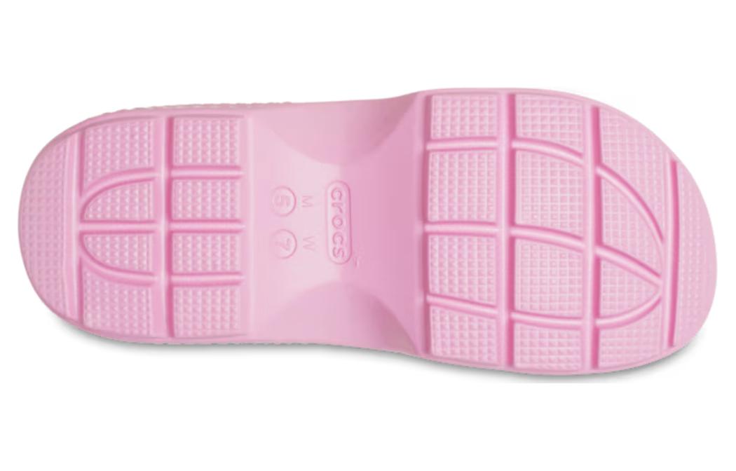 Sizing (W) Crocs 粉色 Stomp 拖鞋 209346-6WY