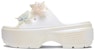 (W) Crocs Stomp Slides 'Putih' 210180-100
