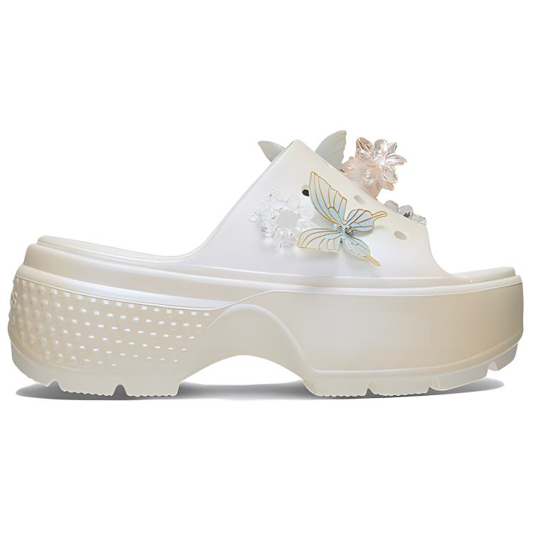 Order (W) Crocs Stomp Slides 'Putih' 210180-100