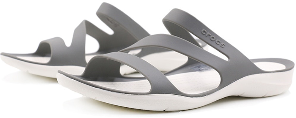Crocs Swiftwater 輕便舒適運動拖鞋 女款 灰色 Lookbook Crocs Swiftwater 輕便舒適運動拖鞋 女款 灰色