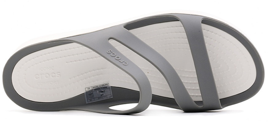 Crocs Swiftwater 輕便舒適運動拖鞋 女款 灰色 Shop Crocs Swiftwater 輕便舒適運動拖鞋 女款 灰色