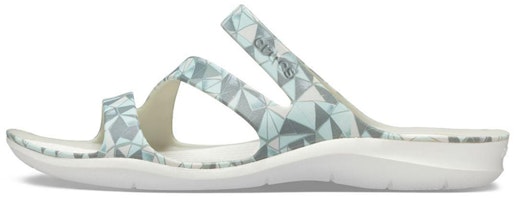 (Women) Crocs Swiftwater 'White Blue' 205878-98U (Women) Crocs Swiftwater 'White Blue' 205878-98U