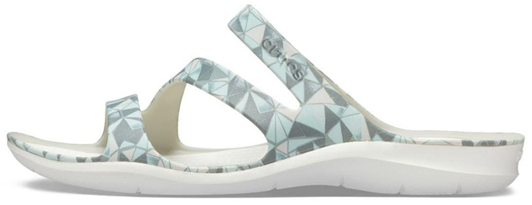 (Women) Crocs Swiftwater 'White Blue' 205878-98U Buy (Women) Crocs Swiftwater 'White Blue' 205878-98U