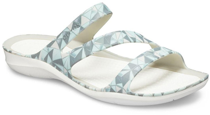 (Women) Crocs Swiftwater 'White Blue' 205878-98U Lookbook (Women) Crocs Swiftwater 'White Blue' 205878-98U