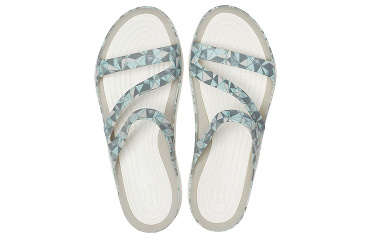 Purchase (W) Crocs Swiftwater ''Wit Blauw'' 205878-98U