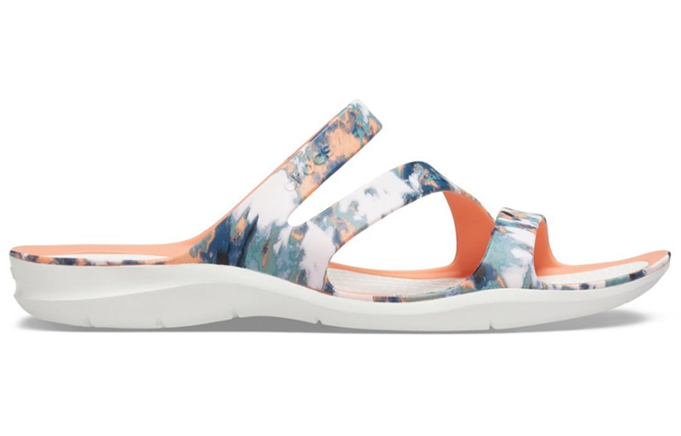 Order (W) Crocs Swiftwater ''Wit Oranje Blauw'' 206473-82X