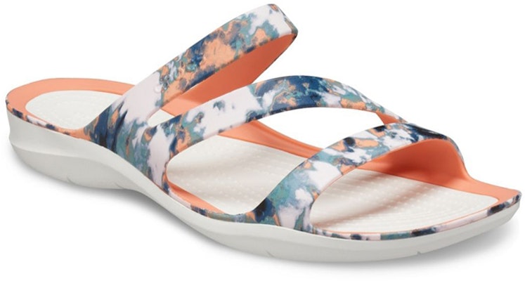 (Women) Crocs Swiftwater 'White Orange Blue' 206473-82X Lookbook (Women) Crocs Swiftwater 'White Orange Blue' 206473-82X