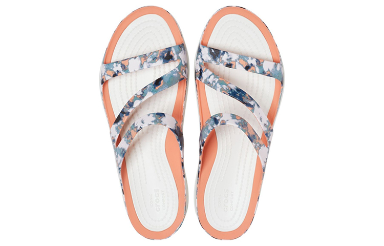 Purchase (W) Crocs Swiftwater ''Wit Oranje Blauw'' 206473-82X