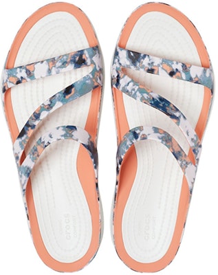 (Women) Crocs Swiftwater 'White Orange Blue' 206473-82X Purchase (Women) Crocs Swiftwater 'White Orange Blue' 206473-82X