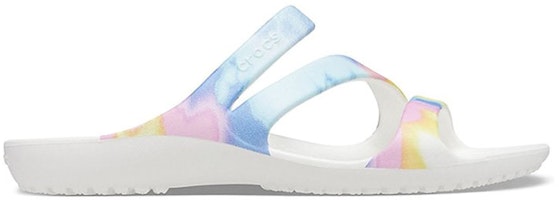 (W) Sandalias Crocs Swiftwater Casual Multicolor Tie Dye 'Blancas'. 206894-928 Order (W) Sandalias Crocs Swiftwater Casual Multicolor Tie Dye 'Blancas'. 206894-928