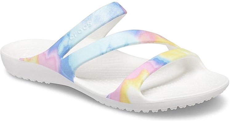 (W) Crocs Swiftwater Sandal Pelbagai Warna Tie Dye Kasual 'Putih' 206894-928 Lookbook (W) Crocs Swiftwater Sandal Pelbagai Warna Tie Dye Kasual 'Putih' 206894-928