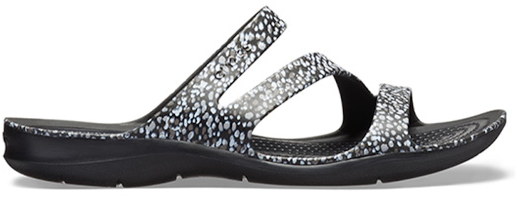 (Women) Crocs Swiftwater Graphic 'Polka Dot Black and White' 204461-92C Order (Women) Crocs Swiftwater Graphic 'Polka Dot Black and White' 204461-92C