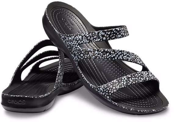 (Women) Crocs Swiftwater Graphic 'Polka Dot Black and White' 204461-92C Shop (Women) Crocs Swiftwater Graphic 'Polka Dot Black and White' 204461-92C