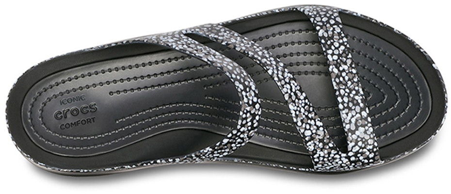 (Women) Crocs Swiftwater Graphic 'Polka Dot Black and White' 204461-92C Purchase (Women) Crocs Swiftwater Graphic 'Polka Dot Black and White' 204461-92C