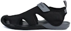Buy (Women) Crocs Swiftwater Sandal 'Black Grey Velcro' 205125-070