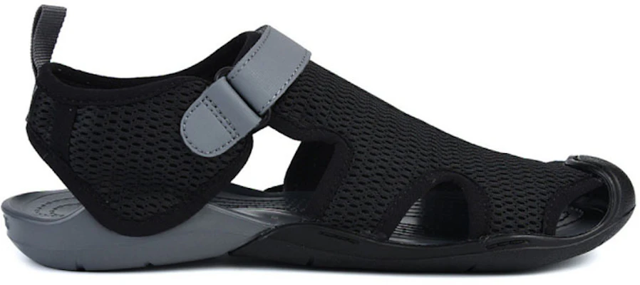 (Women) Crocs Swiftwater Sandal 'Black Grey Velcro' 205125-070 Order (Women) Crocs Swiftwater Sandal 'Black Grey Velcro' 205125-070