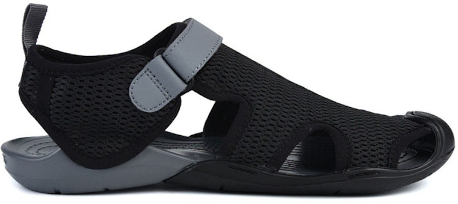 (Women) Crocs Swiftwater Sandal 'Black Grey Velcro' 205125-070 Order (Women) Crocs Swiftwater Sandal 'Black Grey Velcro' 205125-070