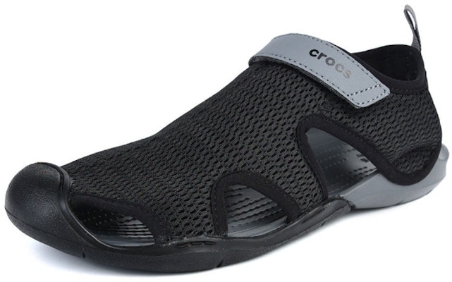 (Women) Crocs Swiftwater Sandal 'Black Grey Velcro' 205125-070 Lookbook (Women) Crocs Swiftwater Sandal 'Black Grey Velcro' 205125-070