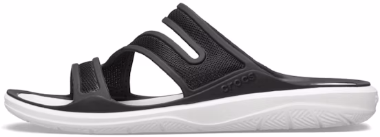 (Women) Crocs Swiftwater Sandal 'Black White' 206334-0I9 (Women) Crocs Swiftwater Sandal 'Black White' 206334-0I9