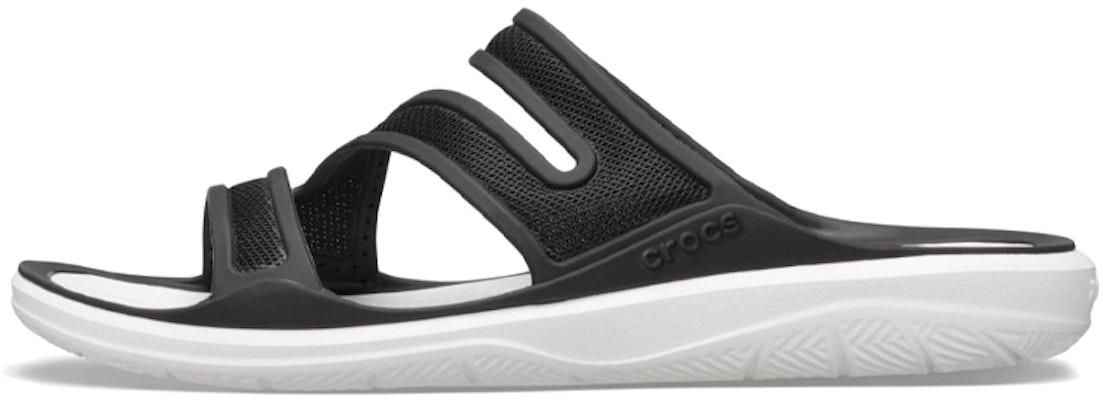 (Women) Crocs Swiftwater Sandal 'Black White' 206334-0I9 Buy (Women) Crocs Swiftwater Sandal 'Black White' 206334-0I9