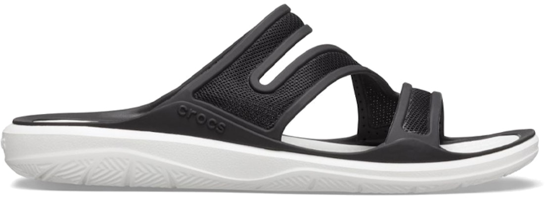 (Women) Crocs Swiftwater Sandal 'Black White' 206334-0I9 Order (Women) Crocs Swiftwater Sandal 'Black White' 206334-0I9
