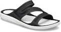 Lookbook (Women) Crocs Swiftwater Sandal 'Black White' 206334-0I9