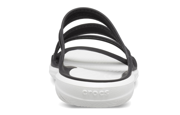 Purchase (Women) Crocs Swiftwater Sandal 'Black White' 206334-0I9