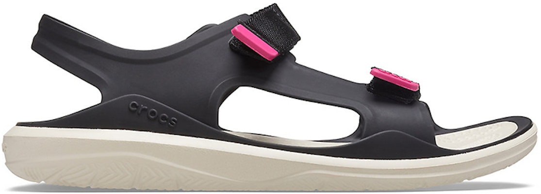 (Women) Crocs Swiftwater Sandal 'Black White' 206527-001 Order (Women) Crocs Swiftwater Sandal 'Black White' 206527-001