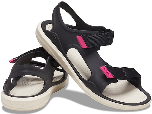 (Women) Crocs Swiftwater Sandal 'Black White' 206527-001 Details for (Women) Crocs Swiftwater Sandal 'Black White' 206527-001