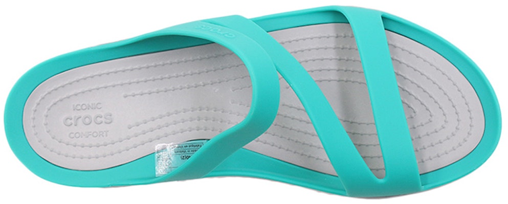 (Women) Crocs Swiftwater Sandal 'Deep Lake Blue' 203998-302 Shop (Women) Crocs Swiftwater Sandal 'Deep Lake Blue' 203998-302