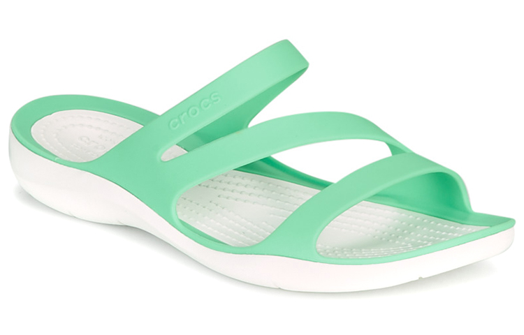 Shop (Women) Crocs Swiftwater Sandal 'Green' 203998-3U3
