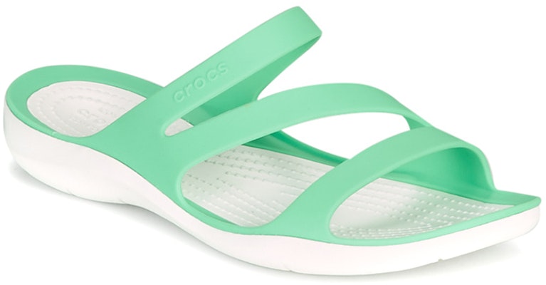 (Women) Crocs Swiftwater Sandal 'Green' 203998-3U3 Shop (Women) Crocs Swiftwater Sandal 'Green' 203998-3U3