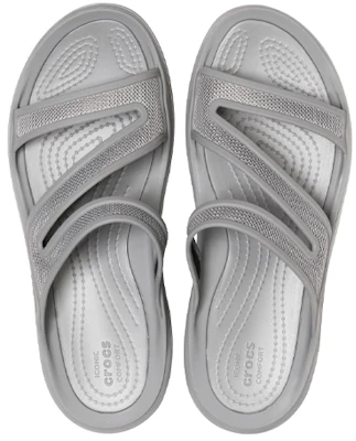 (Women) Crocs Swiftwater Sandal 'Grey Comfort Casual' 206334-08D Shop (Women) Crocs Swiftwater Sandal 'Grey Comfort Casual' 206334-08D