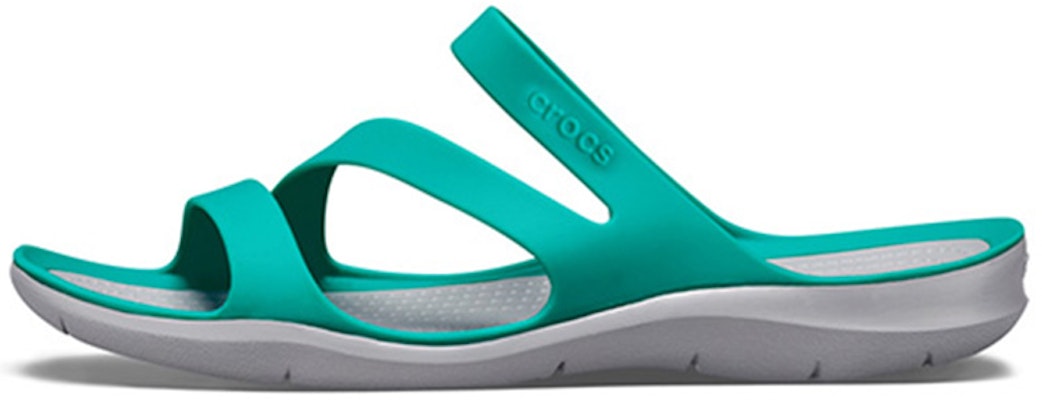 Crocs Swiftwater 軟底舒適 簡約運動涼鞋 女款 湖藍白 Buy Crocs Swiftwater 軟底舒適 簡約運動涼鞋 女款 湖藍白