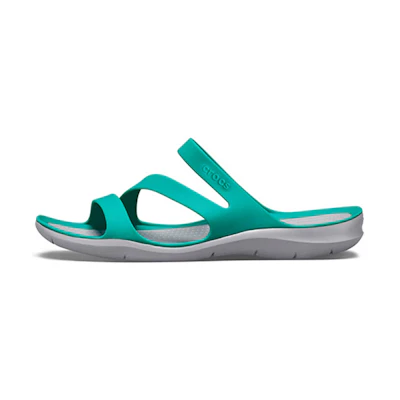 (W) Crocs Swiftwater Sandal 'Lake Blue White'