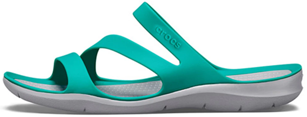 (Women) Crocs Swiftwater Sandal 'Lake Blue White' 203998-3O2 Buy (Women) Crocs Swiftwater Sandal 'Lake Blue White' 203998-3O2