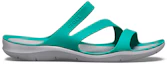 Order (Women) Crocs Swiftwater Sandal 'Lake Blue White' 203998-3O2
