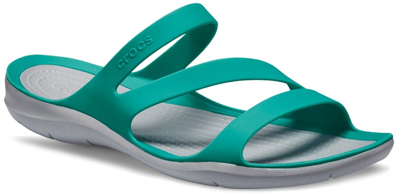 Crocs Swiftwater 軟底舒適 簡約運動涼鞋 女款 湖藍白 Lookbook Crocs Swiftwater 軟底舒適 簡約運動涼鞋 女款 湖藍白