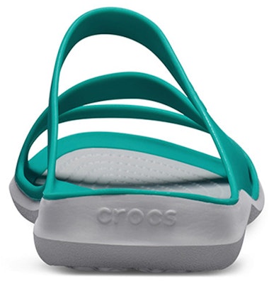 Crocs Swiftwater 軟底舒適 簡約運動涼鞋 女款 湖藍白 Details for Crocs Swiftwater 軟底舒適 簡約運動涼鞋 女款 湖藍白