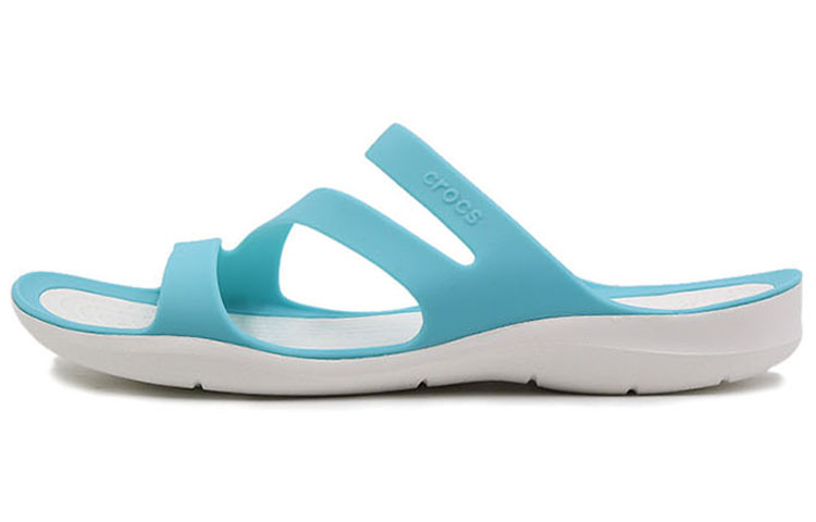 (Women) Crocs Swiftwater Sandal 'Light Blue' 203998-4DY