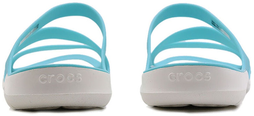 (W) Crocs Swiftwater 凉鞋 '浅蓝色' 203998-4DY Lookbook (W) Crocs Swiftwater 凉鞋 '浅蓝色' 203998-4DY