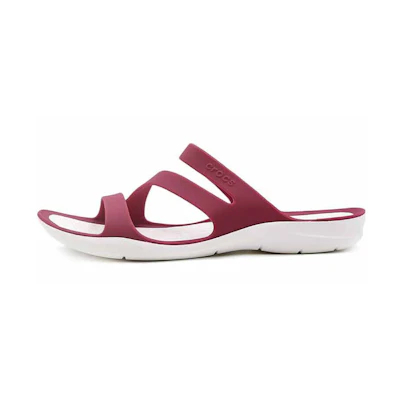 (W) Crocs Swiftwater Sandal 'Pomegranate'