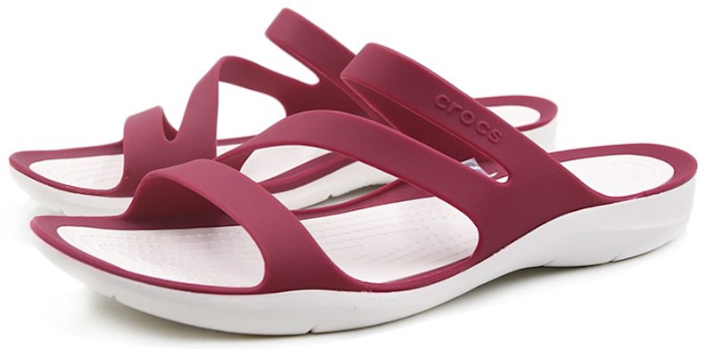 (Women) Crocs Swiftwater Sandal 'Pomegranate' 203998-6D7 Lookbook (Women) Crocs Swiftwater Sandal 'Pomegranate' 203998-6D7
